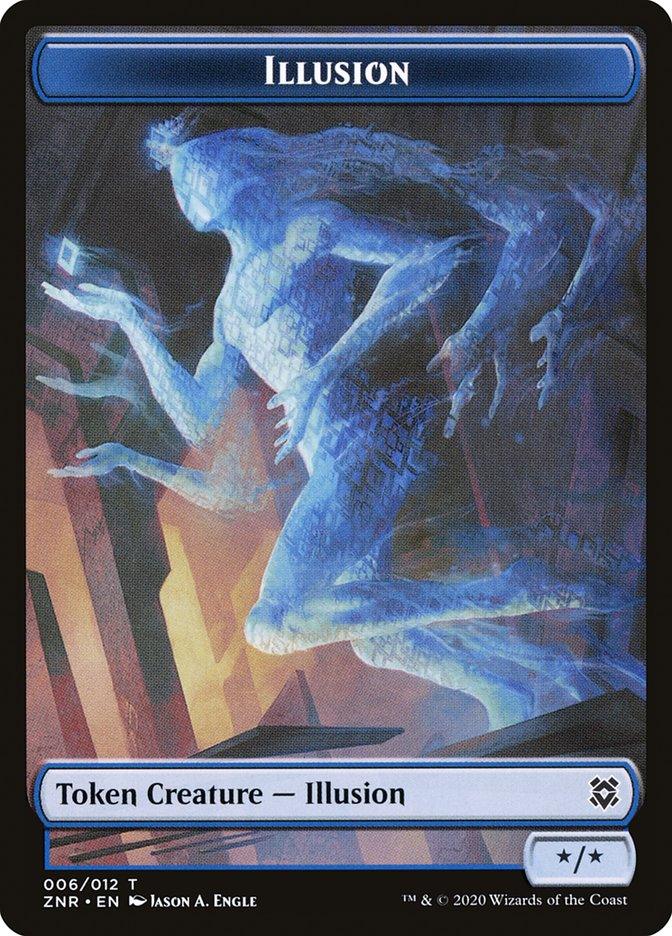 Illusion (006) // Clue (016) Double-sided Token [Challenger Decks 2022 Tokens] - La Boîte Mystère ( The Mystery Box)