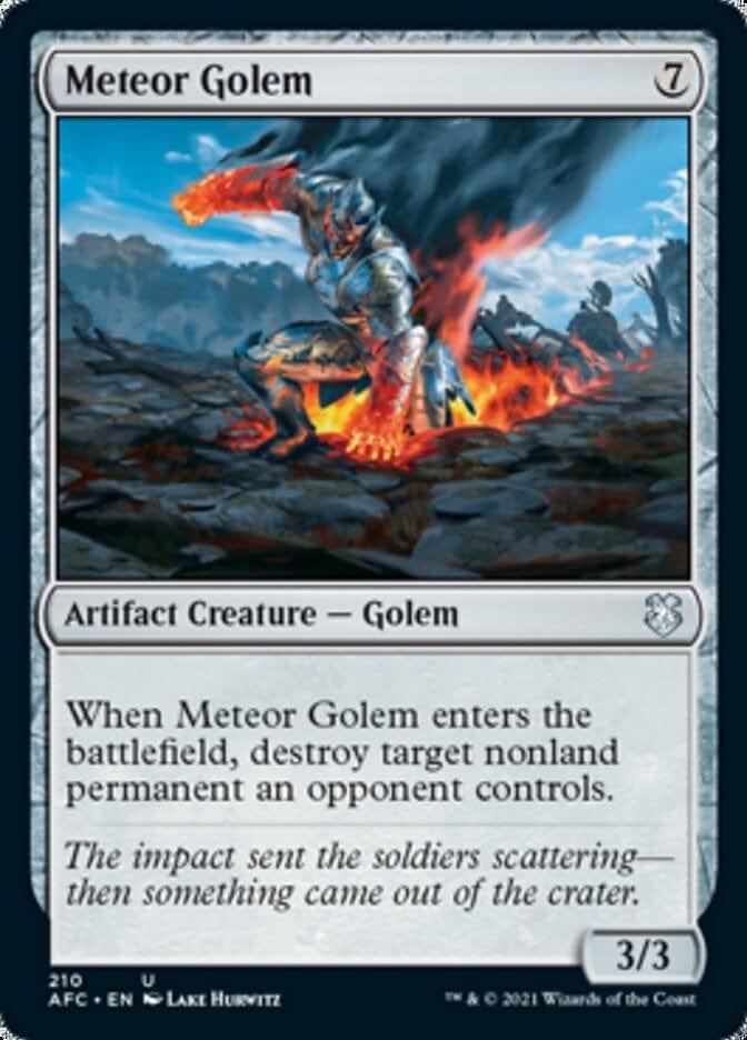 Meteor Golem [Dungeons & Dragons: Adventures in the Forgotten Realms Commander] - La Boîte Mystère ( The Mystery Box)