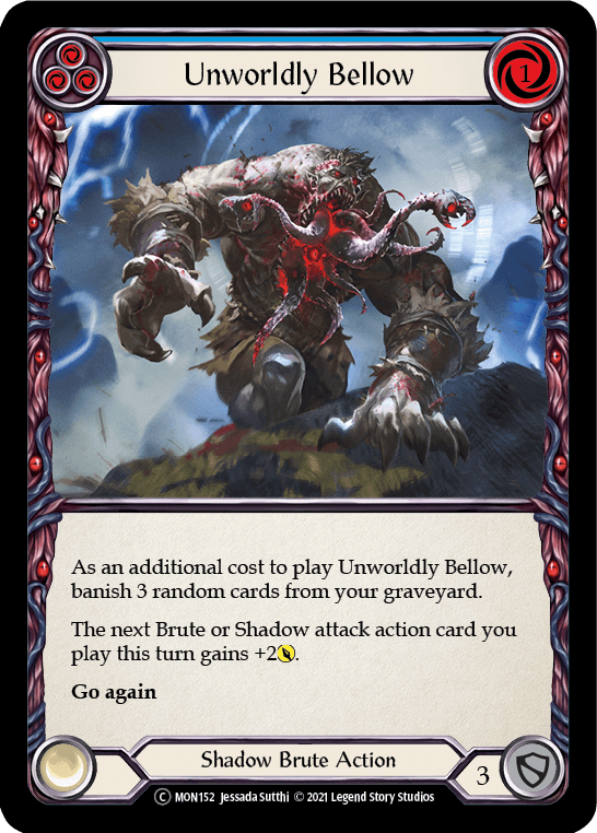 Unworldly Bellow (Blue) [U-MON152-RF] Unlimited Rainbow Foil - La Boîte Mystère ( The Mystery Box)