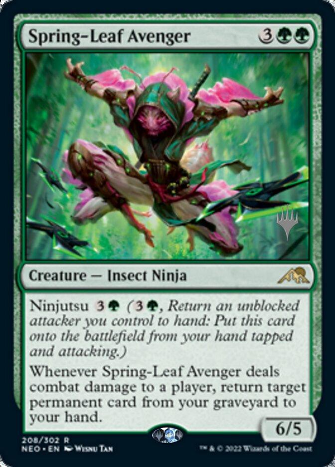 Spring-Leaf Avenger (Promo Pack) [Kamigawa: Neon Dynasty Promos] - La Boîte Mystère ( The Mystery Box)