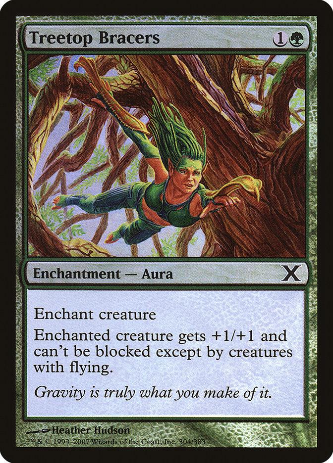 Treetop Bracers (Premium Foil) [Tenth Edition] - La Boîte Mystère ( The Mystery Box)