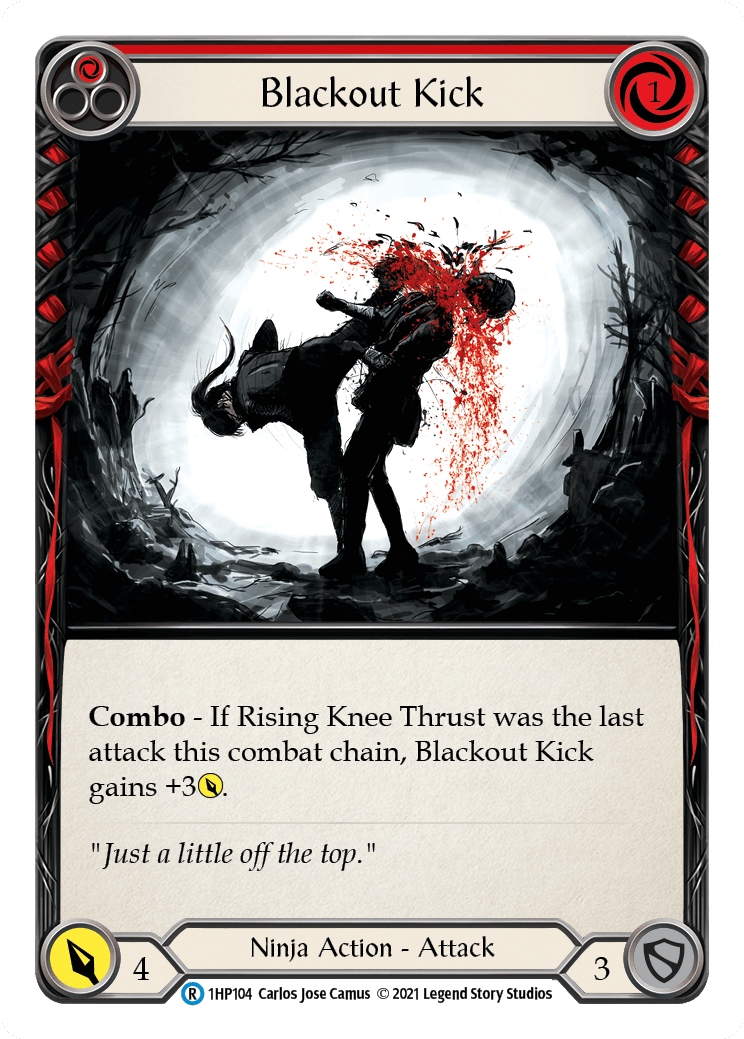 Blackout Kick (Red) [1HP104] - La Boîte Mystère ( The Mystery Box)