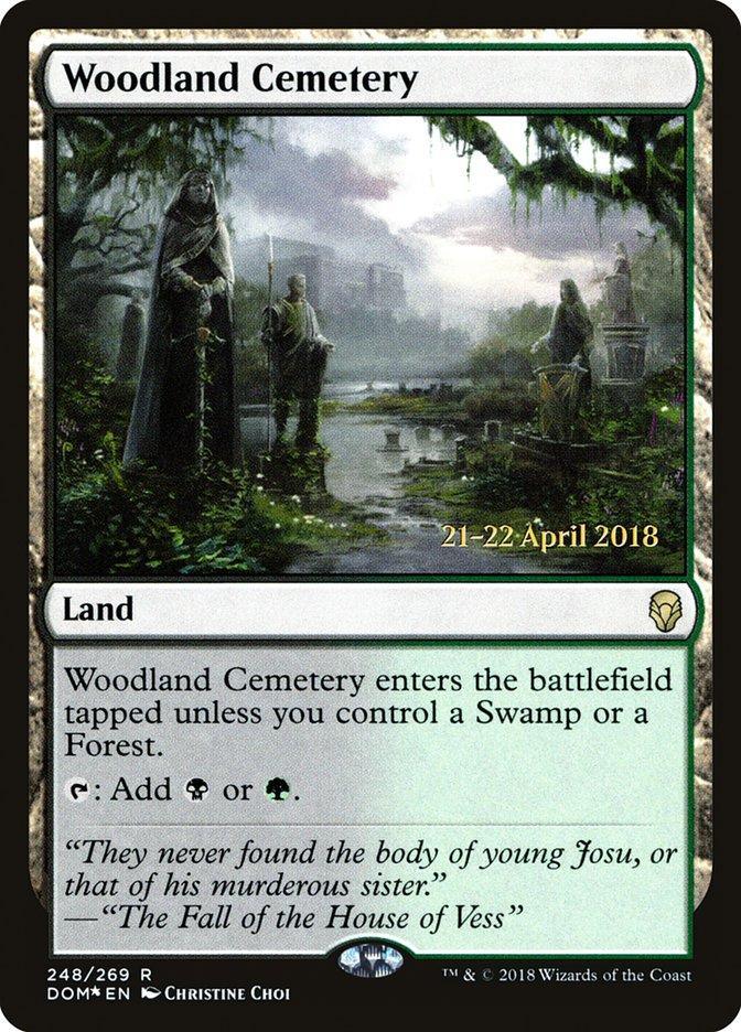Woodland Cemetery [Dominaria Prerelease Promos] - La Boîte Mystère ( The Mystery Box)