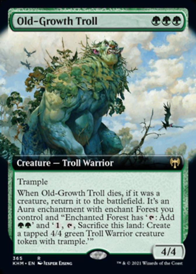 Old-Growth Troll (Extended Art) [Kaldheim] - La Boîte Mystère ( The Mystery Box)