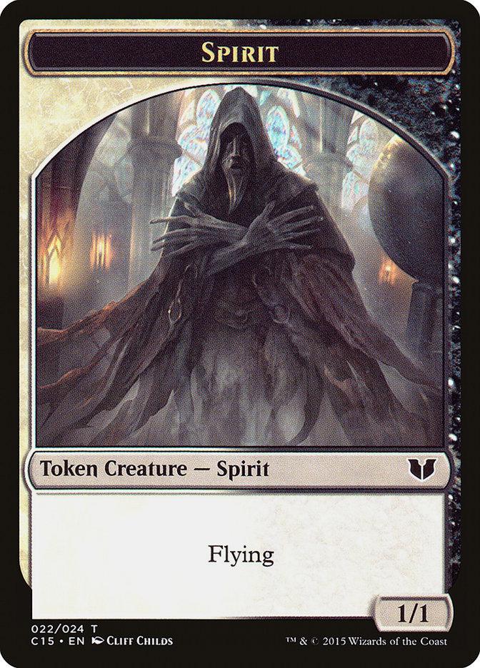 Spirit (022) // Angel Double-Sided Token [Commander 2015 Tokens] - La Boîte Mystère ( The Mystery Box)
