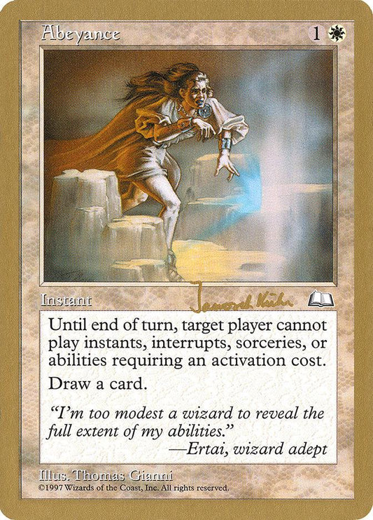 Abeyance (Janosch Kuhn) [World Championship Decks 1997] - La Boîte Mystère ( The Mystery Box)