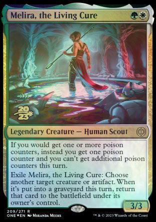 Melira, the Living Cure [Phyrexia: All Will Be One Prerelease Promos] - La Boîte Mystère ( The Mystery Box)