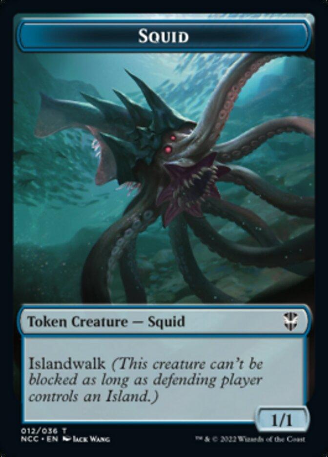 Squid // The Monarch Double-sided Token [Streets of New Capenna Commander Tokens] - La Boîte Mystère ( The Mystery Box)