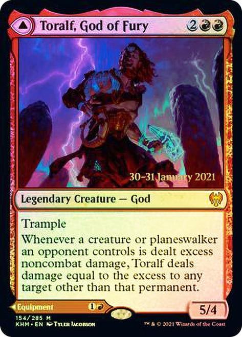 Toralf, God of Fury // Toralf's Hammer [Kaldheim Prerelease Promos] - La Boîte Mystère ( The Mystery Box)