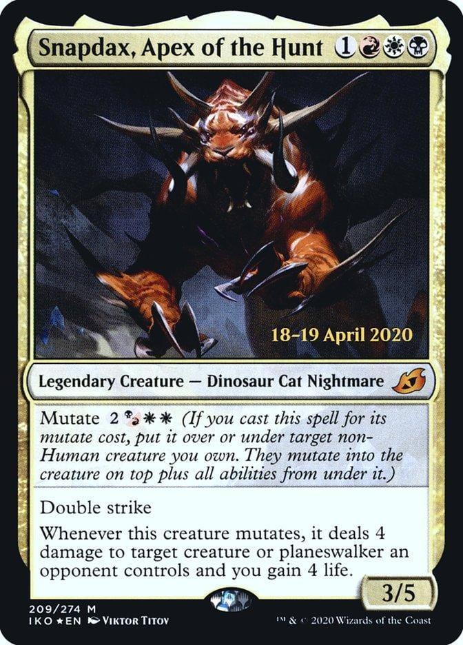 Snapdax, Apex of the Hunt [Ikoria: Lair of Behemoths Prerelease Promos] - La Boîte Mystère ( The Mystery Box)