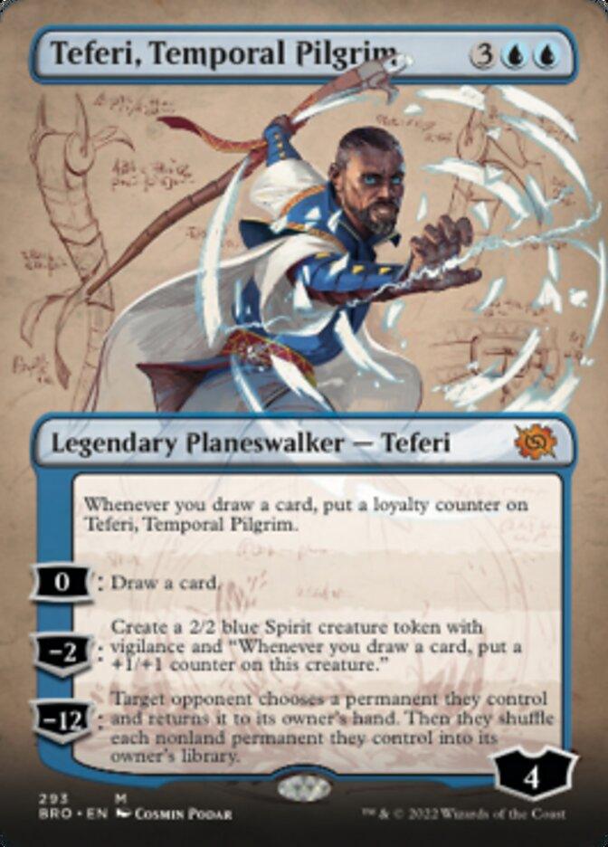Teferi, Temporal Pilgrim (Borderless Alternate Art) [The Brothers' War] - La Boîte Mystère ( The Mystery Box)