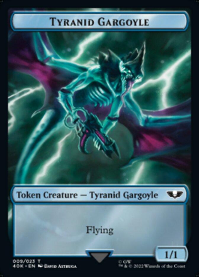 Tyranid (017) // Tyranid Gargoyle Double-sided Token (Surge Foil) [Universes Beyond: Warhammer 40,000 Tokens] - La Boîte Mystère ( The Mystery Box)