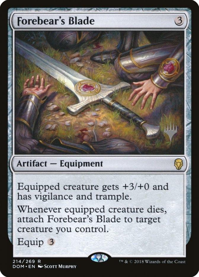 Forebear's Blade (Promo Pack) [Dominaria Promos] - La Boîte Mystère ( The Mystery Box)
