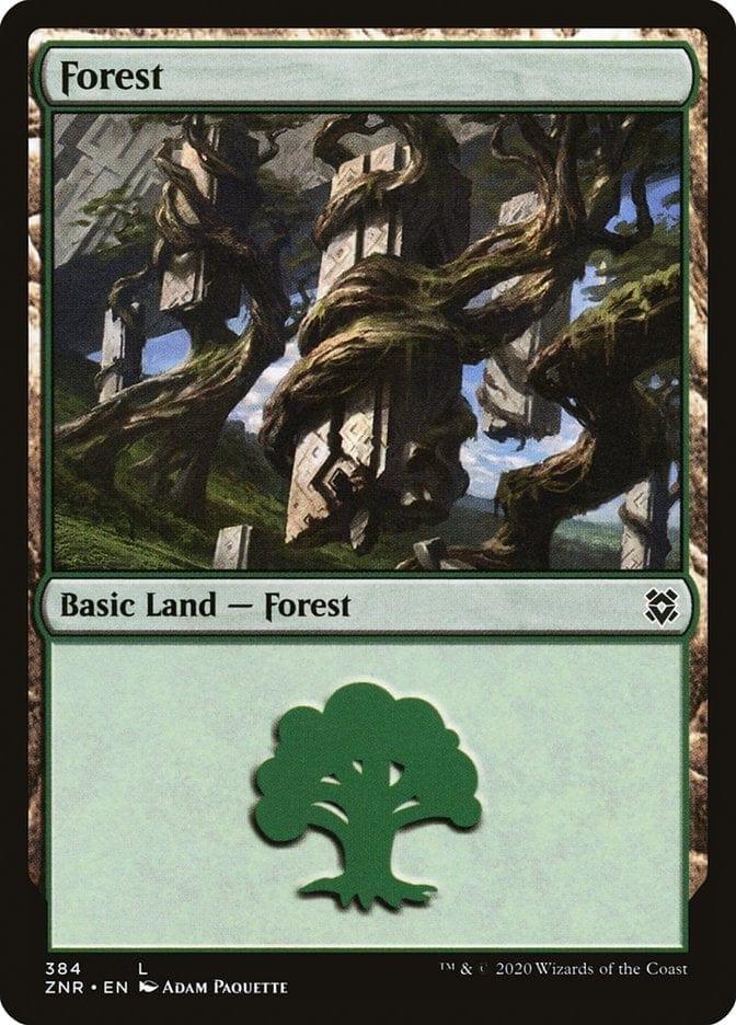 Forest (384) [Zendikar Rising] - La Boîte Mystère ( The Mystery Box)