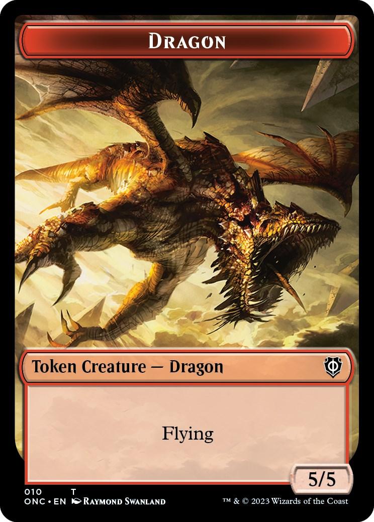 Kobolds of Kher Keep // Dragon Double-Sided Token [Phyrexia: All Will Be One Commander Tokens] - La Boîte Mystère ( The Mystery Box)