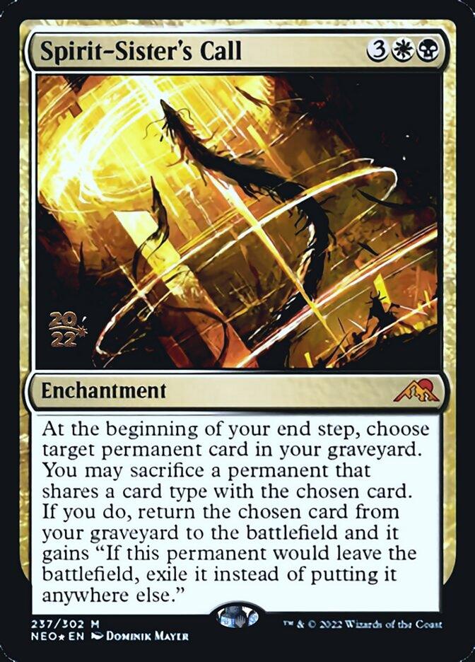 Spirit-Sister's Call [Kamigawa: Neon Dynasty Prerelease Promos] - La Boîte Mystère ( The Mystery Box)