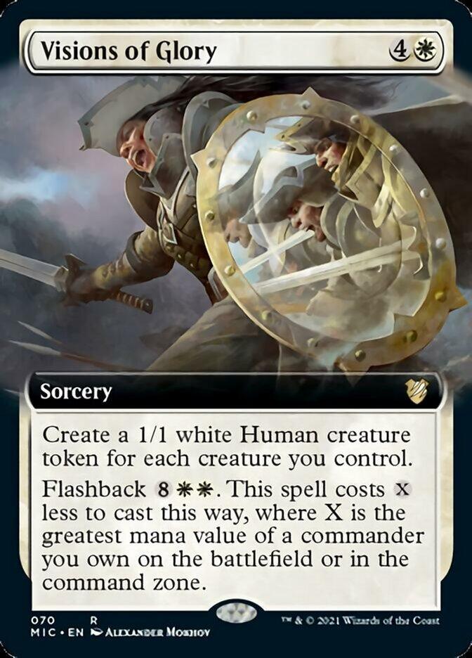 Visions of Glory (Extended) [Innistrad: Midnight Hunt Commander] - La Boîte Mystère ( The Mystery Box)