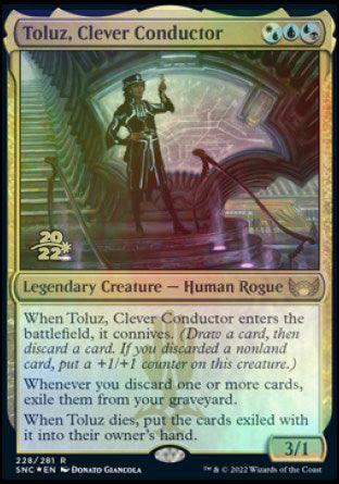 Toluz, Clever Conductor [Streets of New Capenna Prerelease Promos] - La Boîte Mystère ( The Mystery Box)