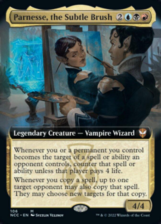 Parnesse, the Subtle Brush (Extended Art) [Streets of New Capenna Commander] - La Boîte Mystère ( The Mystery Box)