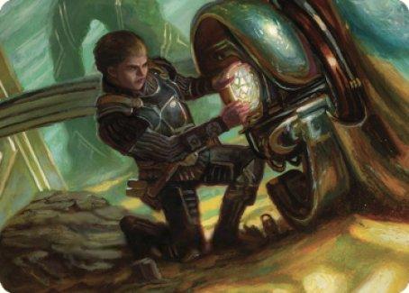 Urza, Powerstone Prodigy Art Card [The Brothers' War Art Series] - La Boîte Mystère ( The Mystery Box)