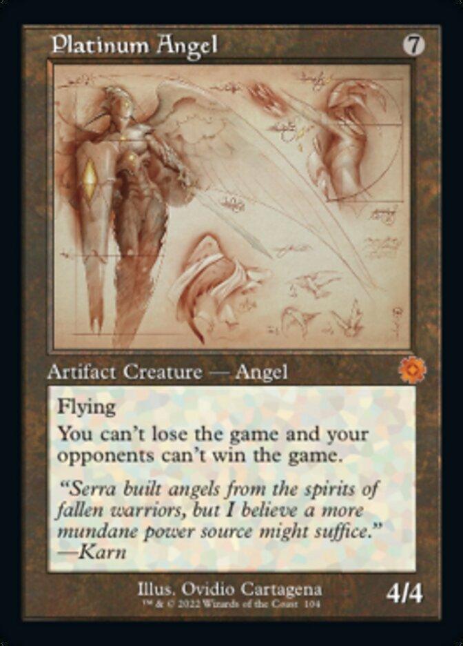 Platinum Angel (Retro Schematic) [The Brothers' War Retro Artifacts] - La Boîte Mystère ( The Mystery Box)
