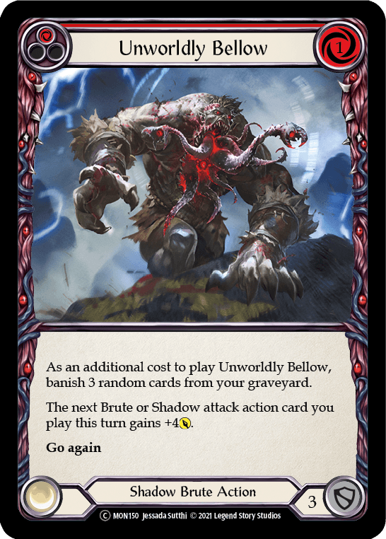 Unworldly Bellow (Red) [U-MON150] Unlimited Normal - La Boîte Mystère ( The Mystery Box)