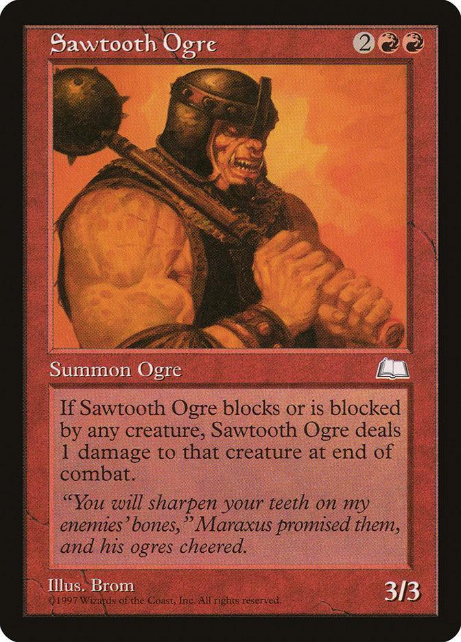 Sawtooth Ogre [Weatherlight] - La Boîte Mystère ( The Mystery Box)
