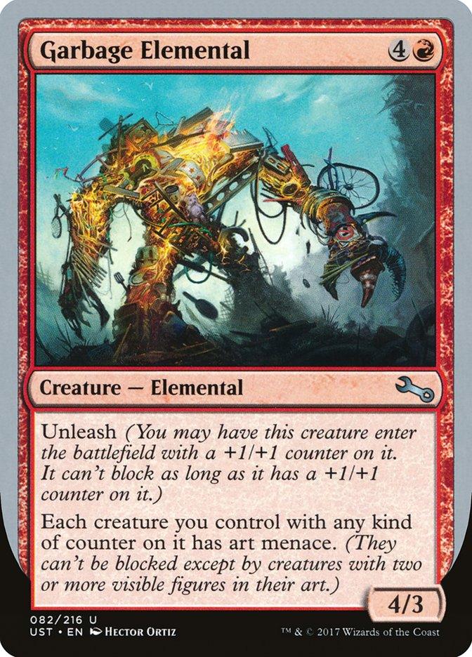 Garbage Elemental (4/3 Creature) [Unstable] - La Boîte Mystère ( The Mystery Box)