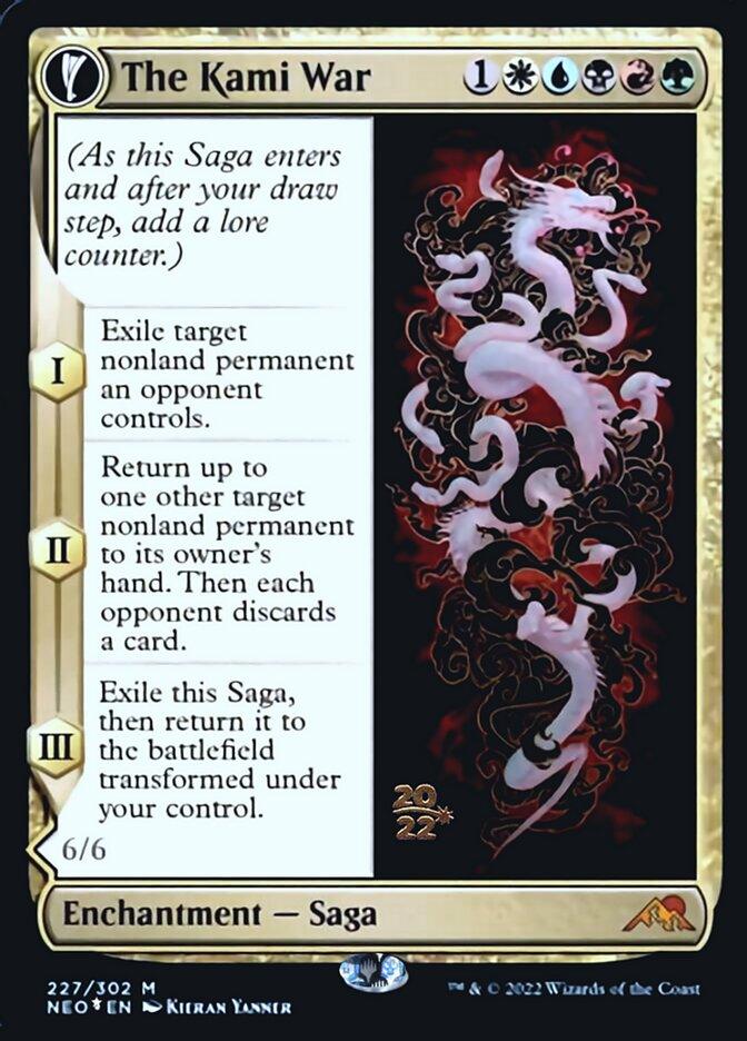 The Kami War // O-Kagachi Made Manifest [Kamigawa: Neon Dynasty Prerelease Promos] - La Boîte Mystère ( The Mystery Box)