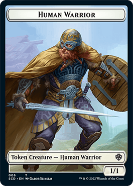 Insect // Human Warrior Double-Sided Token [Starter Commander Decks] - La Boîte Mystère ( The Mystery Box)