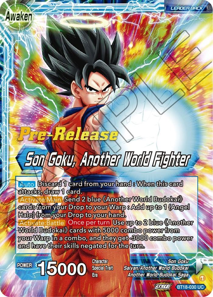 Son Goku // Son Goku, Another World Fighter (BT18-030) [Dawn of the Z-Legends Prerelease Promos] - La Boîte Mystère ( The Mystery Box)