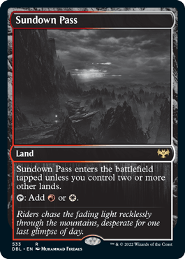 Sundown Pass [Innistrad: Double Feature] - La Boîte Mystère ( The Mystery Box)