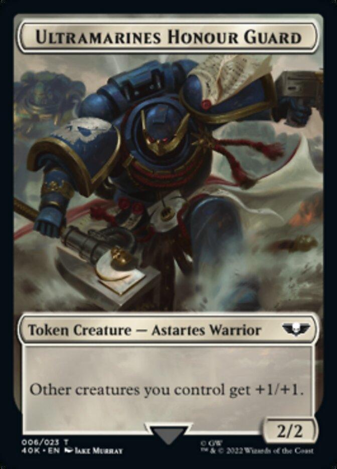 Soldier (003) // Ultramarines Honour Guard Double-sided Token [Universes Beyond: Warhammer 40,000 Tokens] - La Boîte Mystère ( The Mystery Box)