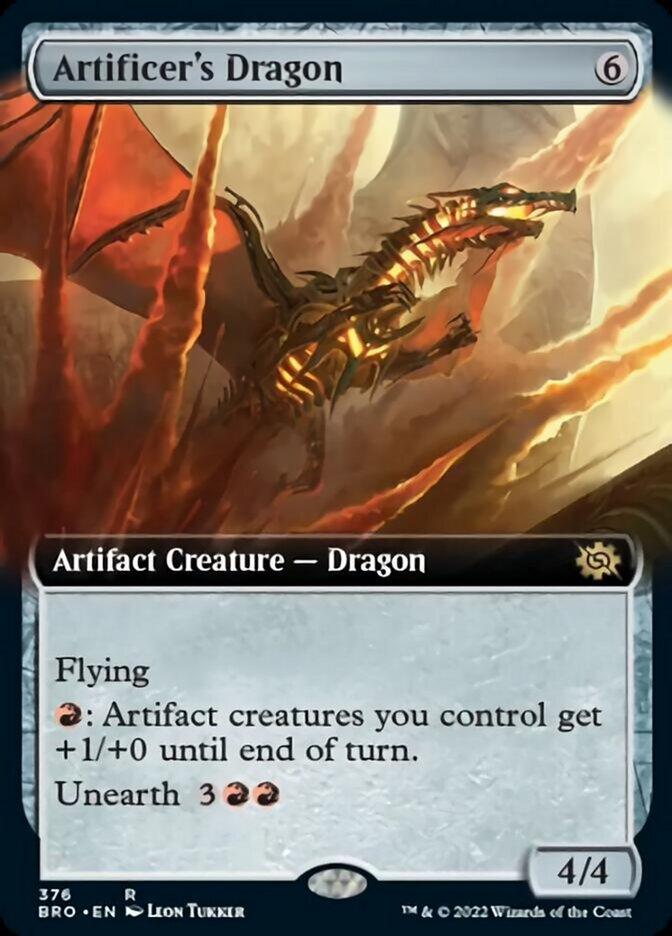 Artificer's Dragon (Extended Art) [The Brothers' War] - La Boîte Mystère ( The Mystery Box)