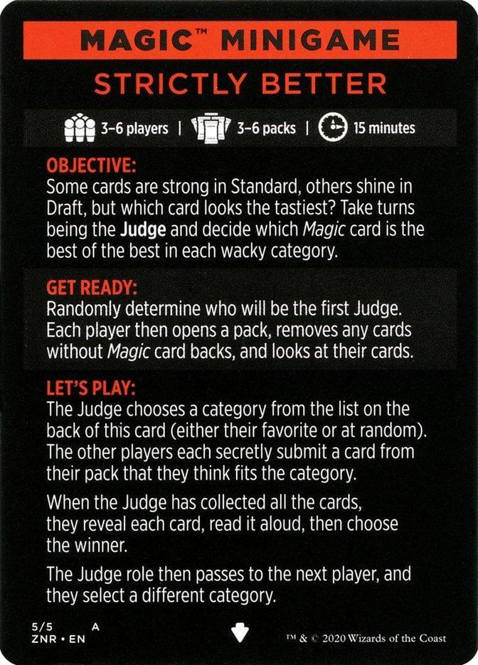 Strictly Better (Magic Minigame) [Zendikar Rising Minigame] - La Boîte Mystère ( The Mystery Box)