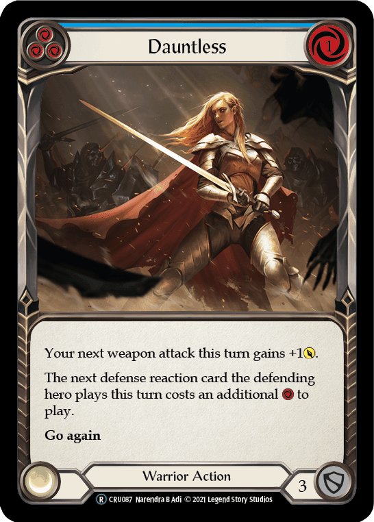 Dauntless (Blue) [U-CRU087-RF] Unlimited Rainbow Foil - La Boîte Mystère ( The Mystery Box)