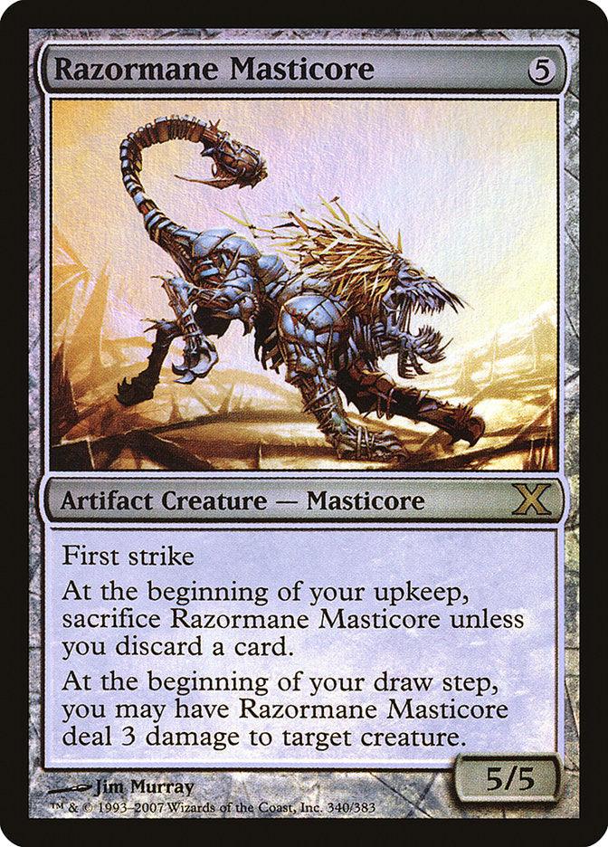 Razormane Masticore (Premium Foil) [Tenth Edition] - La Boîte Mystère ( The Mystery Box)