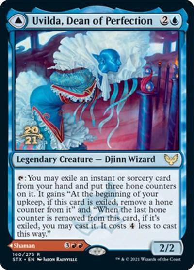 Uvilda, Dean of Perfection // Nassari, Dean of Expression [Strixhaven: School of Mages Prerelease Promos] - La Boîte Mystère ( The Mystery Box)