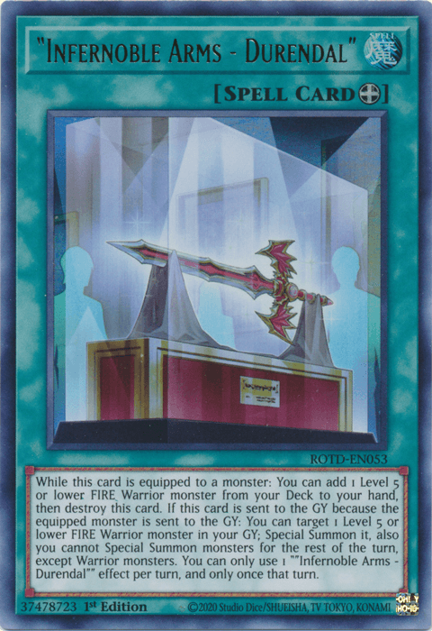 "Infernoble Arms - Durendal" [ROTD-EN053] Ultra Rare - La Boîte Mystère ( The Mystery Box)