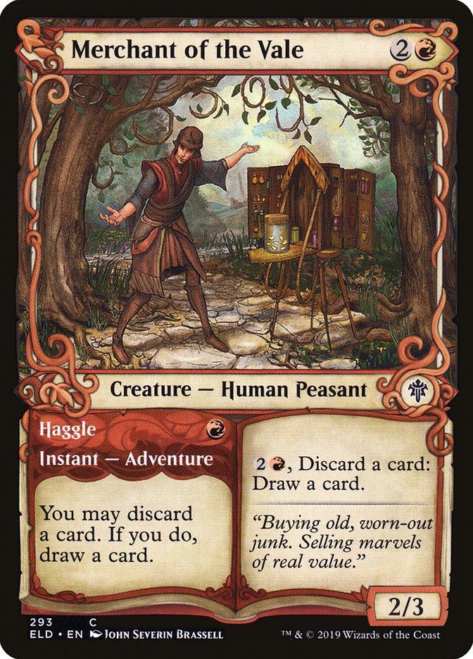 Merchant of the Vale // Haggle (Showcase) [Throne of Eldraine] - La Boîte Mystère ( The Mystery Box)