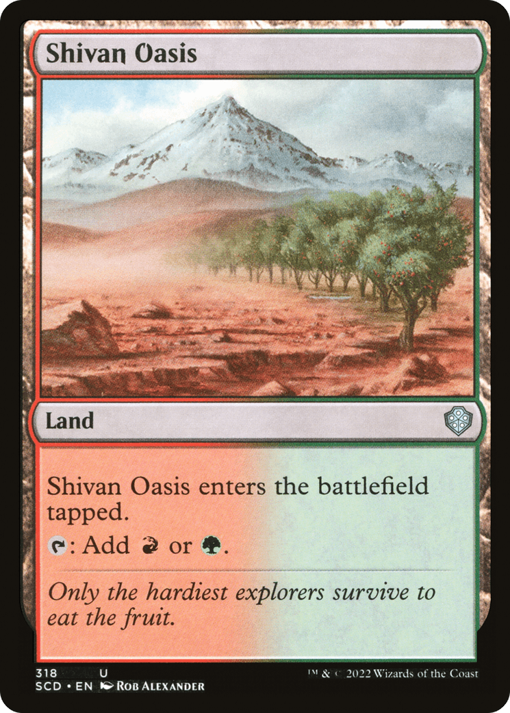 Shivan Oasis [Starter Commander Decks] - La Boîte Mystère ( The Mystery Box)