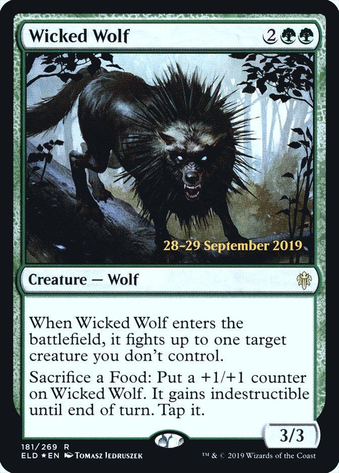 Wicked Wolf [Throne of Eldraine Prerelease Promos] - La Boîte Mystère ( The Mystery Box)