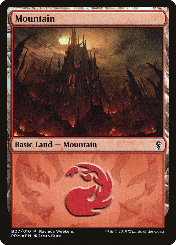 Mountain (B07) [Ravnica Allegiance Guild Kit] - La Boîte Mystère ( The Mystery Box)