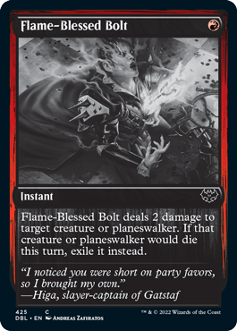 Flame-Blessed Bolt [Innistrad: Double Feature] - La Boîte Mystère ( The Mystery Box)