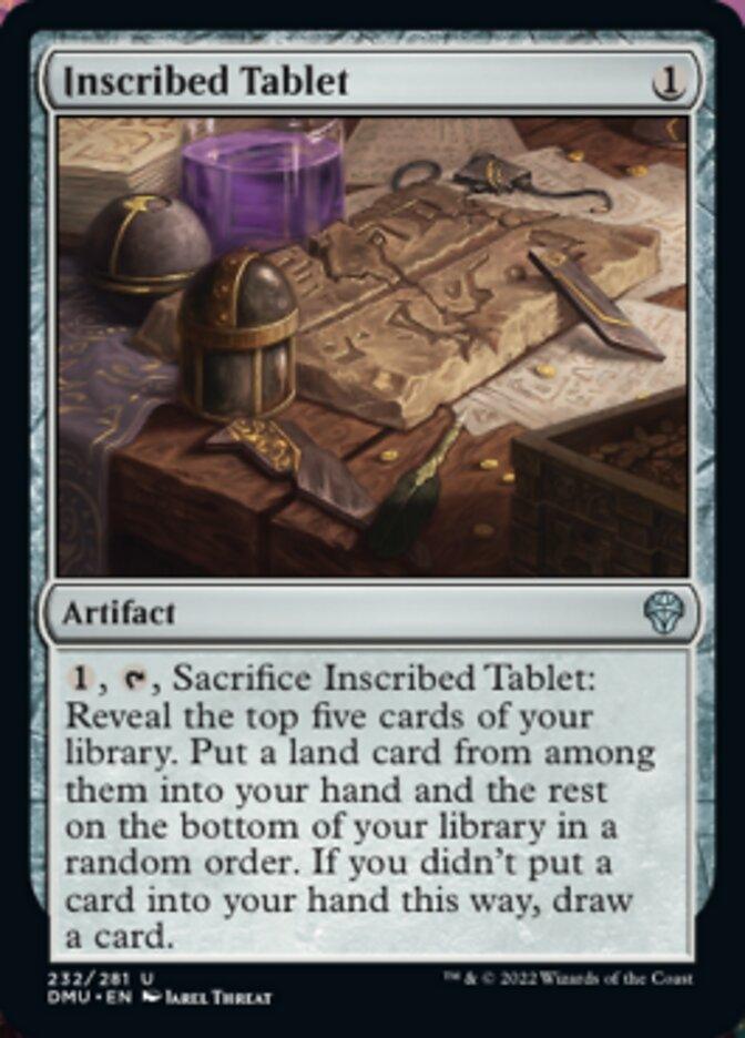 Inscribed Tablet [Dominaria United] - La Boîte Mystère ( The Mystery Box)