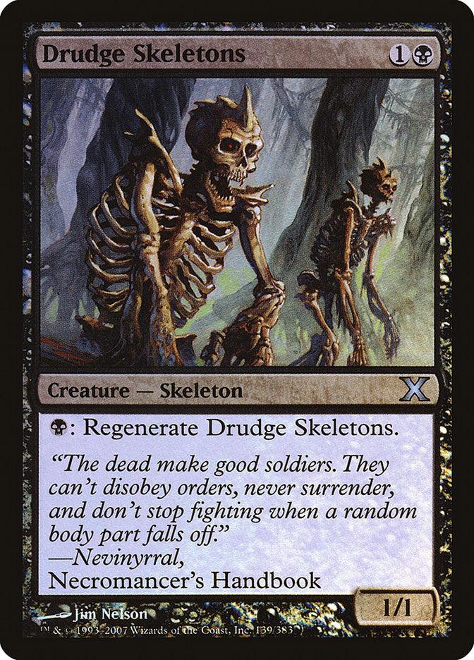 Drudge Skeletons (Premium Foil) [Tenth Edition] - La Boîte Mystère ( The Mystery Box)