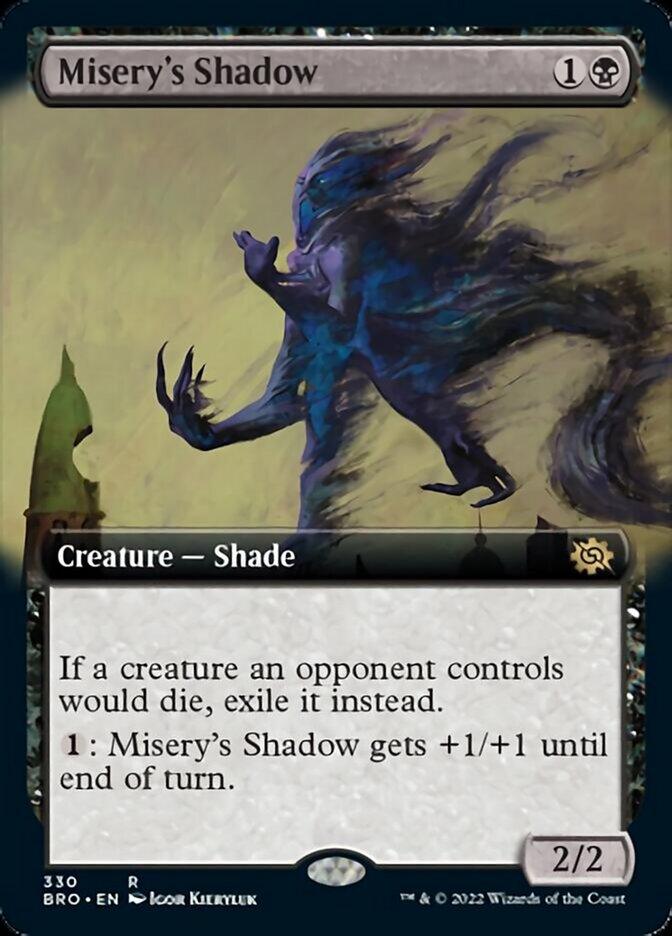 Misery's Shadow (Extended Art) [The Brothers' War] - La Boîte Mystère ( The Mystery Box)