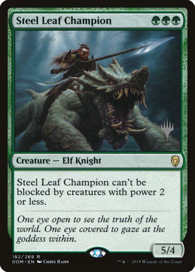 Steel Leaf Champion (Promo Pack) [Dominaria Promos] - La Boîte Mystère ( The Mystery Box)