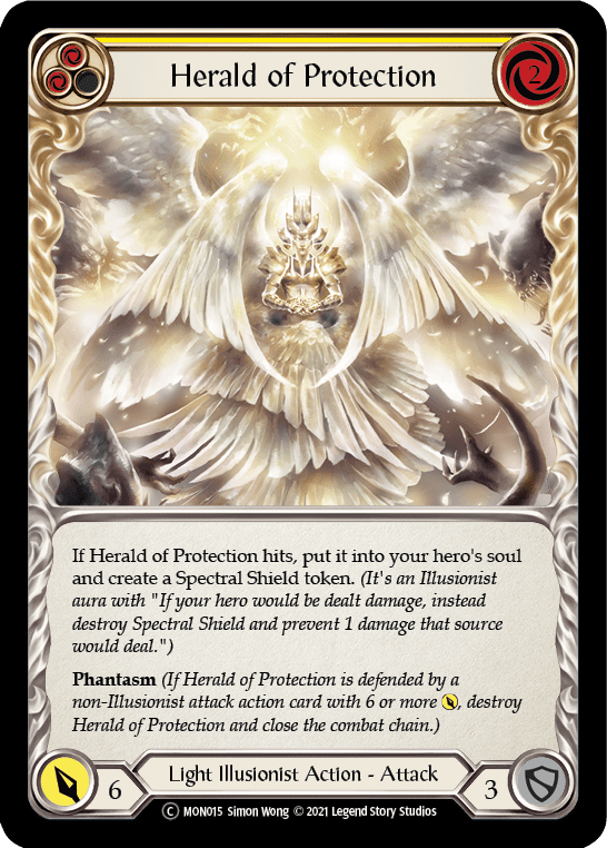 Herald of Protection (Yellow) [U-MON015] Unlimited Normal - La Boîte Mystère ( The Mystery Box)
