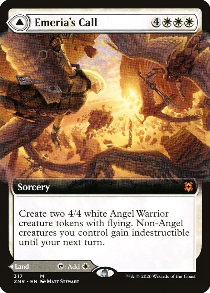 Emeria's Call // Emeria, Shattered Skyclave (Extended) [Zendikar Rising Extended Art] - La Boîte Mystère ( The Mystery Box)